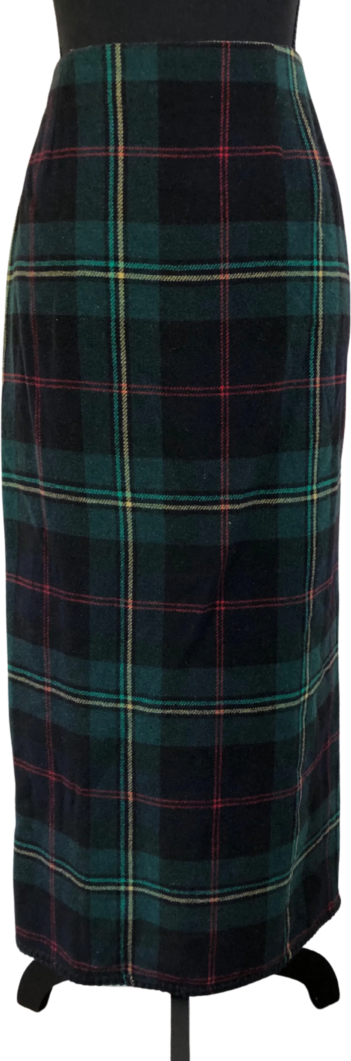 '90’s/00’s Tartan Plaid Blanket Wrap Skirt by The Gap