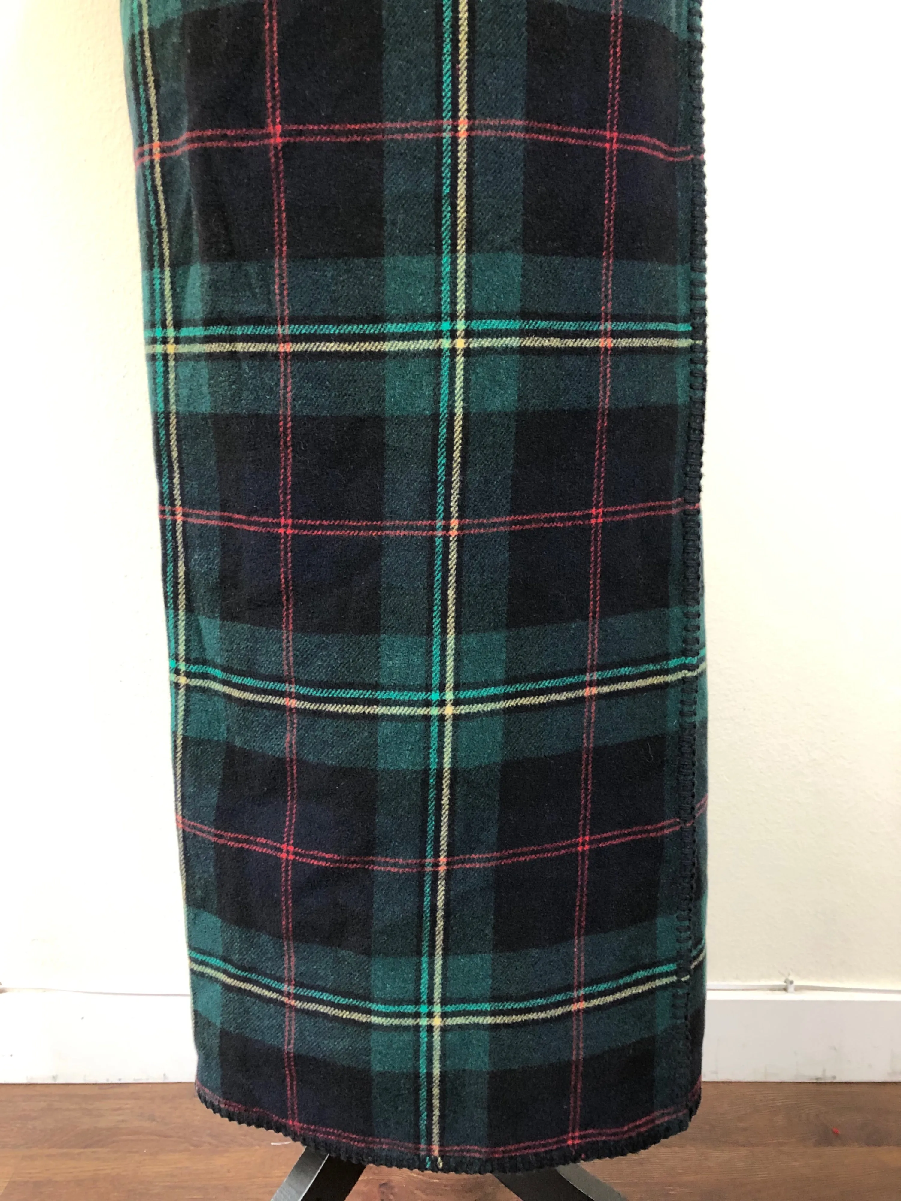 '90’s/00’s Tartan Plaid Blanket Wrap Skirt by The Gap