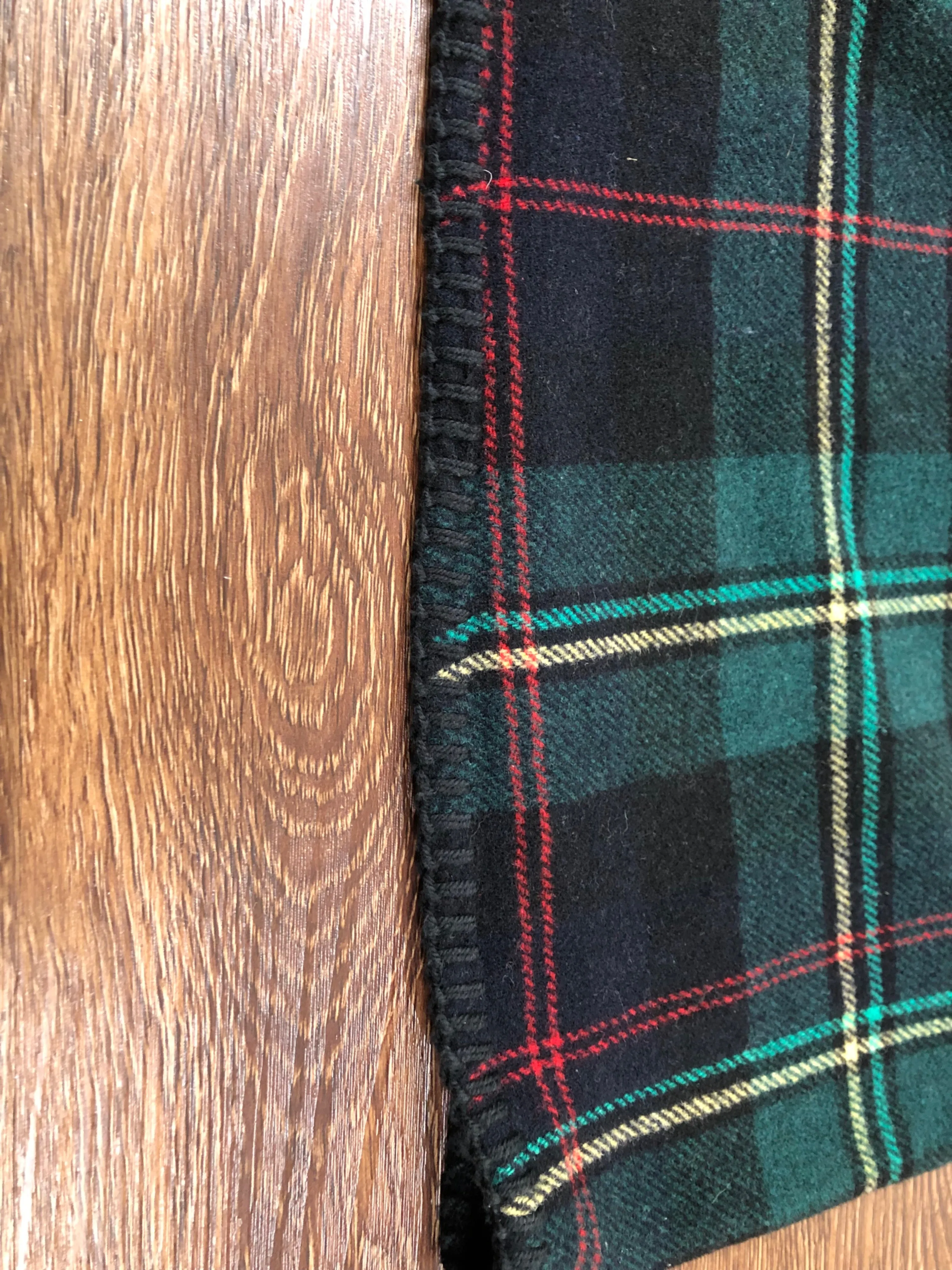 '90’s/00’s Tartan Plaid Blanket Wrap Skirt by The Gap