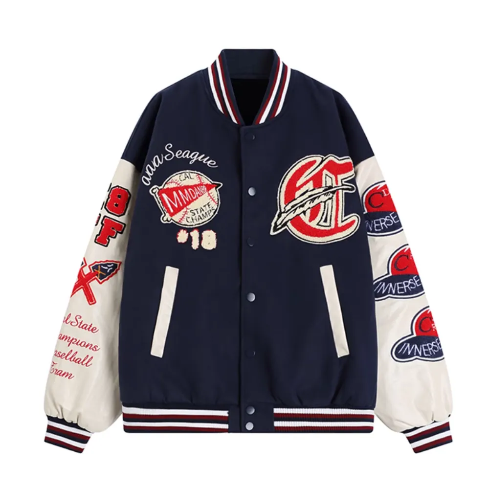 American Preppy Jacquard Jacket