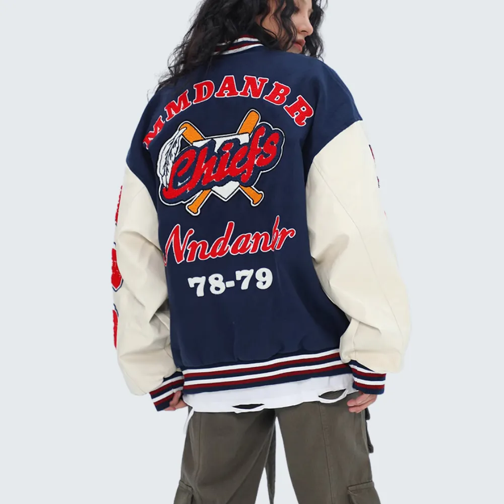 American Preppy Jacquard Jacket