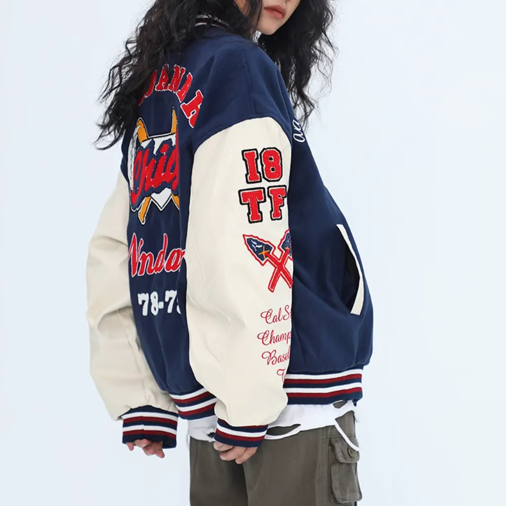 American Preppy Jacquard Jacket
