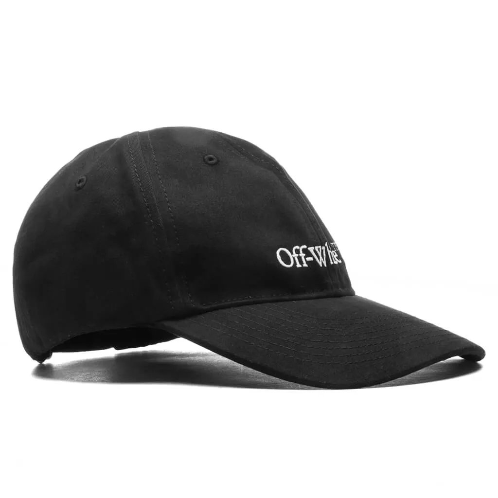 Bookish Baseball Cap - Black/White