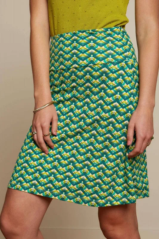 King Louie - Border Skirt - Brazza Green