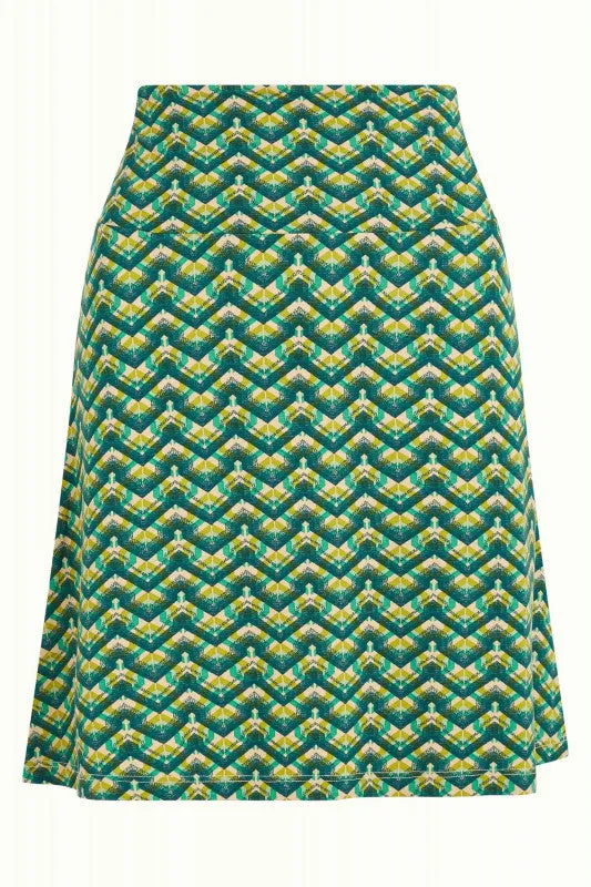 King Louie - Border Skirt - Brazza Green