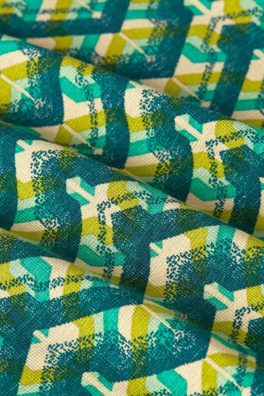 King Louie - Border Skirt - Brazza Green