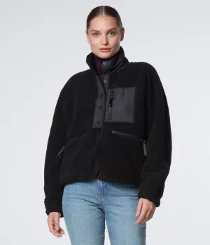Mixed Media Zip Jacket
